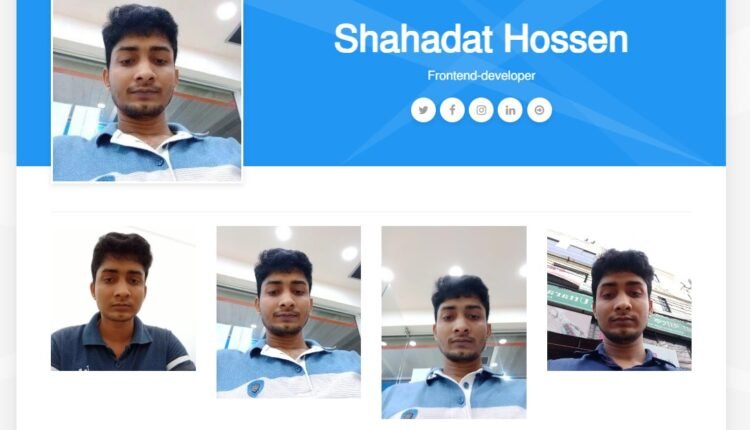 Shahadat Hossain Hossen Website Screenshot